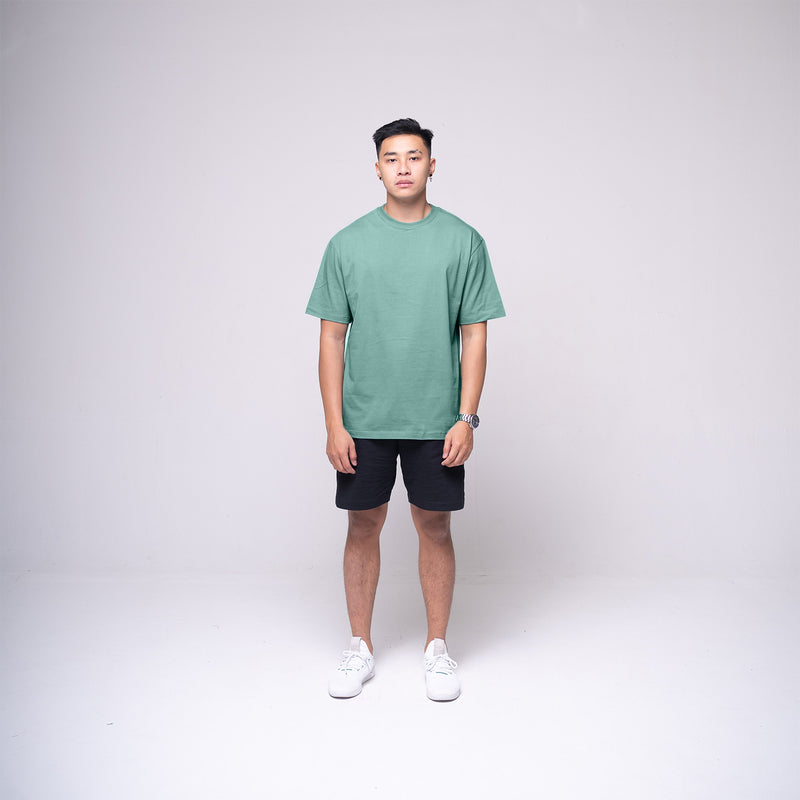 Oversized Basic T-shirt Sea Green