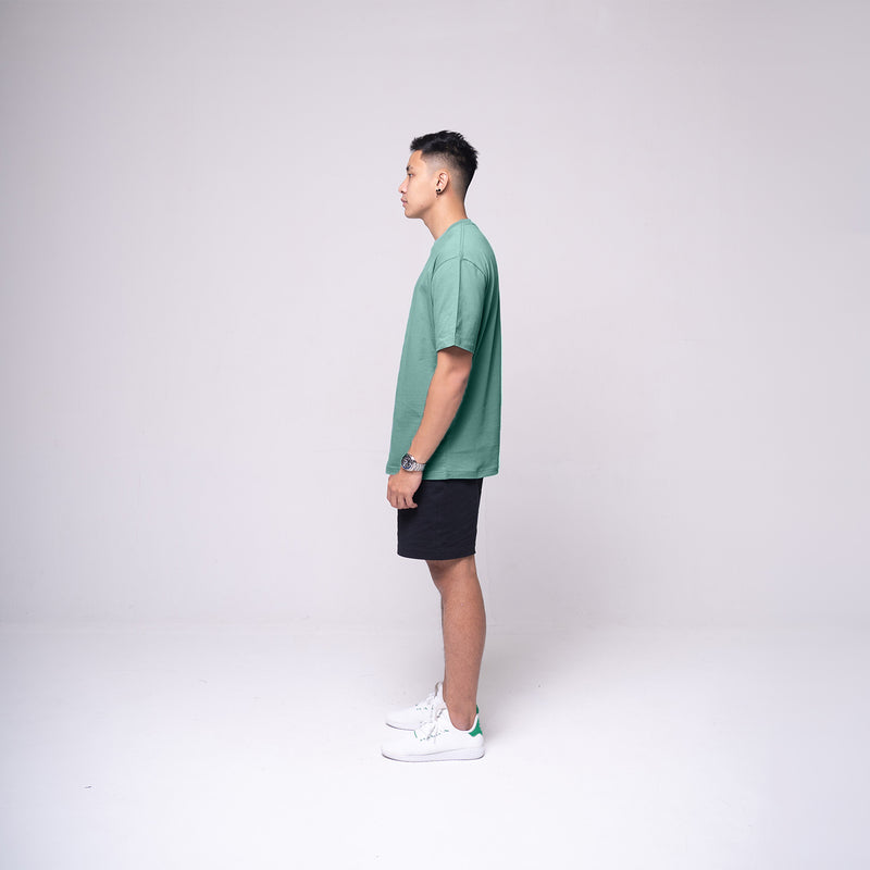 Oversized Basic T-shirt Sea Green