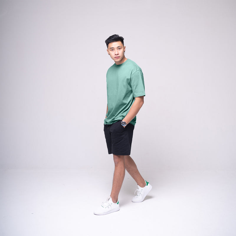 Oversized Basic T-shirt Sea Green