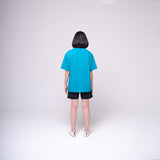 Oversized Basic T-shirt Turquoise