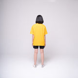 Oversized Basic T-shirt Yellow