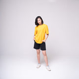 Oversized Basic T-shirt Yellow