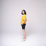 Oversized Basic T-shirt Yellow