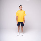 Oversized Basic T-shirt Yellow