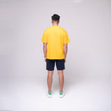 Oversized Basic T-shirt Yellow