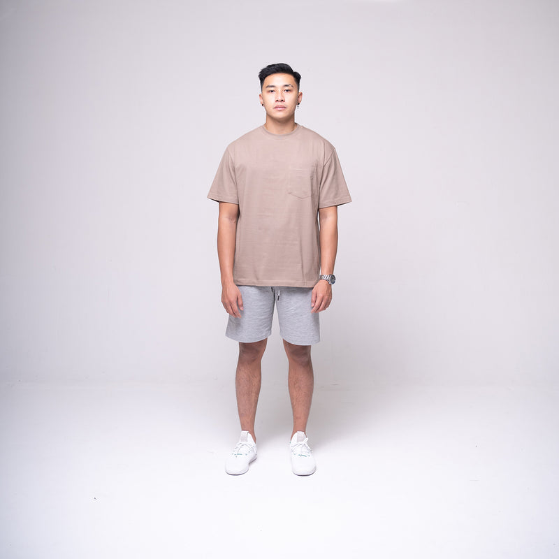 Oversized Pocket T-shirt Khaki